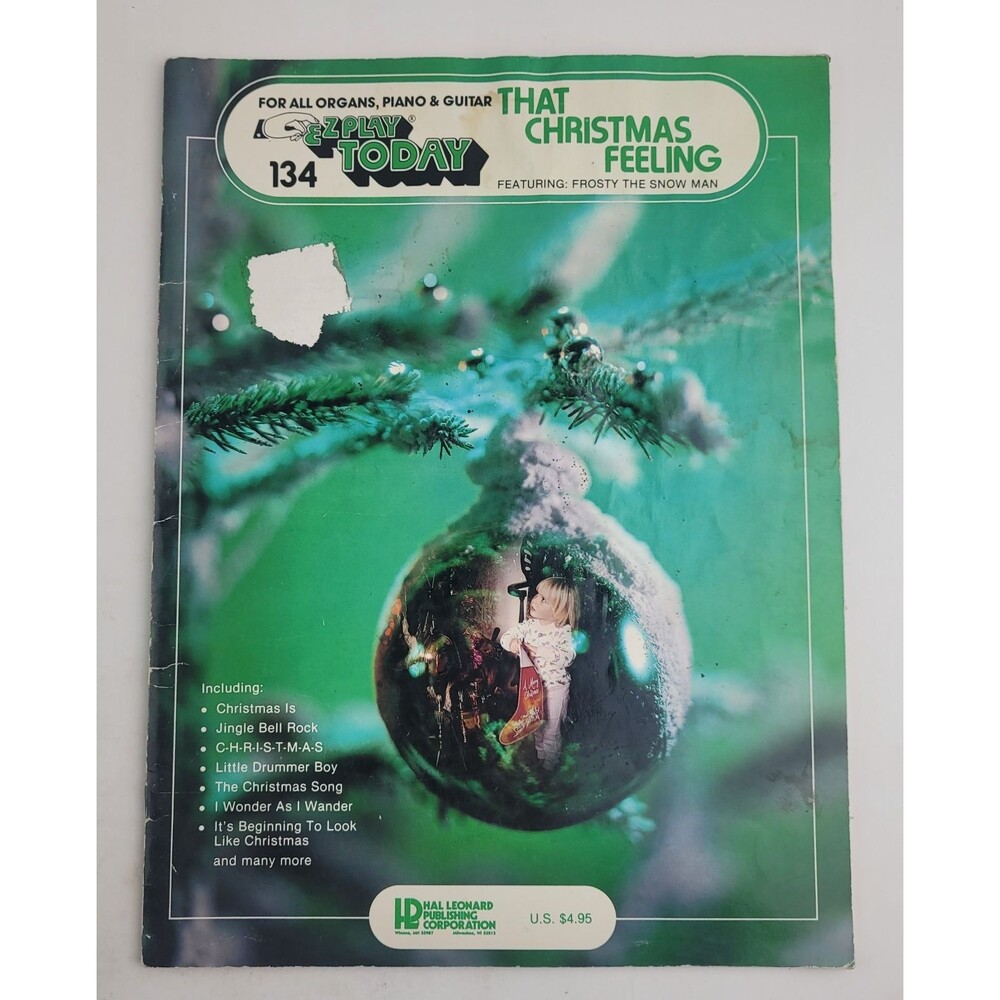 EZ Play Today 134 That Christmas Feeling Piano Organ Keyboard Music Sheet #SM3